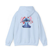 Cute Blue Alien Candycane Hoodie 10