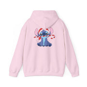 Cute Blue Alien Candycane Hoodie 8