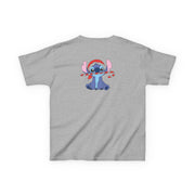 Cute Blue Alien Candycane Kids T-Shirt 4