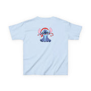 Cute Blue Alien Candycane Kids T-Shirt 6