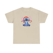 Cute Blue Alien Candycane T-Shirt 5