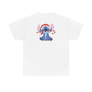 Cute Blue Alien Candycane T-Shirt 2
