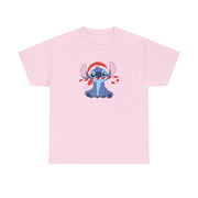 Cute Blue Alien Candycane T-Shirt 7