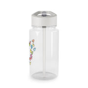 Cartoon Mouse Christmas Fairylights Heart Clear Water Bottle 4