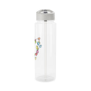 Cartoon Mouse Christmas Fairylights Heart Clear Water Bottle 9
