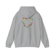 Cartoon Mouse Christmas Fairylights Heart Hoodie 4