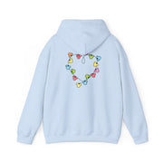 Cartoon Mouse Christmas Fairylights Heart Hoodie 10