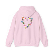 Cartoon Mouse Christmas Fairylights Heart Hoodie 8