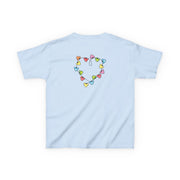 Cartoon Mouse Christmas Fairylights Heart Kids T-Shirt 6