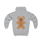 Cartoon Mouse Gingerbread Kids Hoodie 4