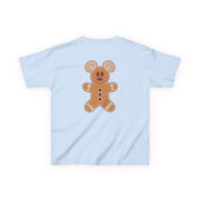 Cartoon Mouse Gingerbread Kids T-Shirt 8