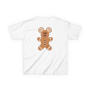 Cartoon Mouse Gingerbread Kids T-Shirt 2