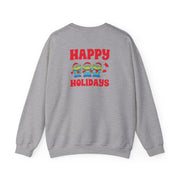 Happy Holidays Cute Green Aliens Sweatshirt 4