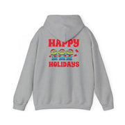 Happy Holidays Cute Green Aliens Hoodie 4