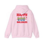 Happy Holidays Cute Green Aliens Hoodie 8