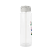 Cute Blue Alien Elf Clear Water Bottle 8