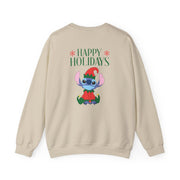 Cute Blue Alien Elf Sweatshirt 8
