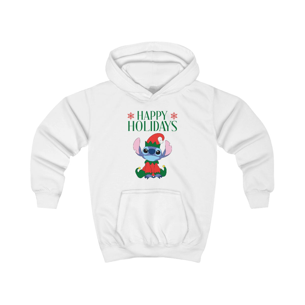 Cute Blue Alien Elf Kids Hoodie