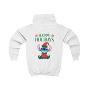 Cute Blue Alien Elf Kids Hoodie 2