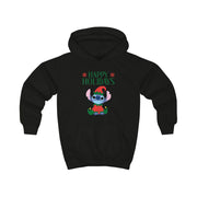 Cute Blue Alien Elf Kids Hoodie 5
