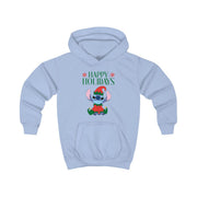 Cute Blue Alien Elf Kids Hoodie 7