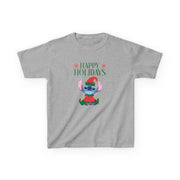Cute Blue Alien Elf Kids T-Shirt 3