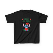 Cute Blue Alien Elf Kids T-Shirt 5