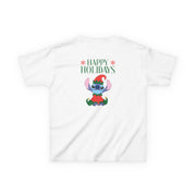 Cute Blue Alien Elf Kids T-Shirt 2