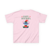 Cute Blue Alien Elf Kids T-Shirt 10