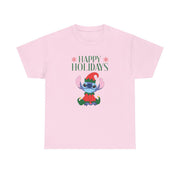 Cute Blue Alien Elf T-Shirt 9