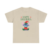Cute Blue Alien Elf T-Shirt 7
