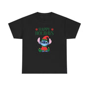 Cute Blue Alien Elf T-Shirt 5
