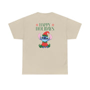Cute Blue Alien Elf T-Shirt 8