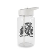 Lambo Tractor Clear Water Bottle 2