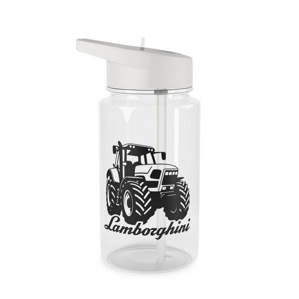 Lambo Tractor Clear Water Bottle