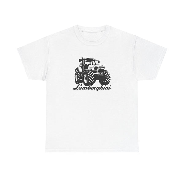 Lambo Tractor T-Shirt White Front