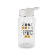 Look At The Stars Clear Water Bottle 2