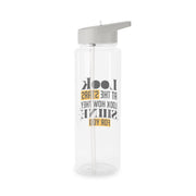 Look At The Stars Clear Water Bottle 7