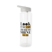 Look At The Stars Clear Water Bottle 6