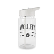 Yellow Music Player Clear Water Bottle 2