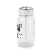 Yellow Music Player Clear Water Bottle 4