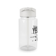 Yellow Music Player Clear Water Bottle 3