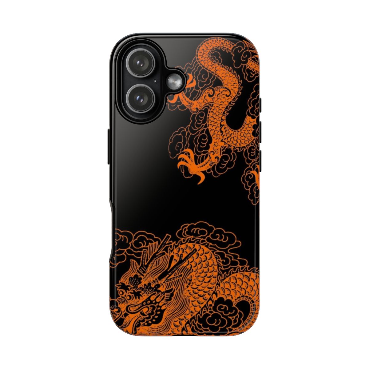 Orange Dragon Phone Case