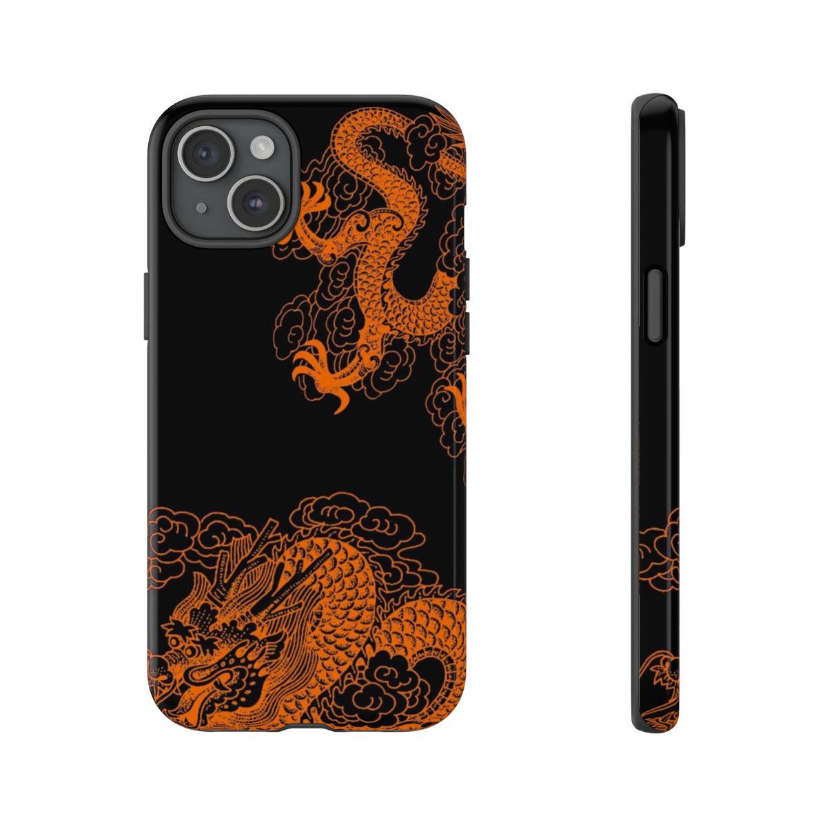 Orange Dragon Phone Case