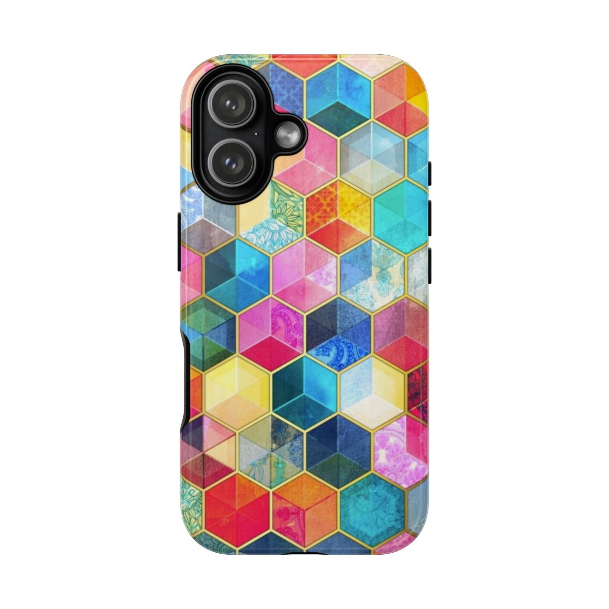 Colourful Honeycomb Pattern Phone Case