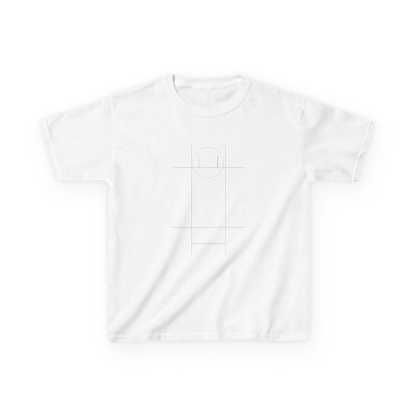 The Pitch - Cricket Kids T-Shirt White Front