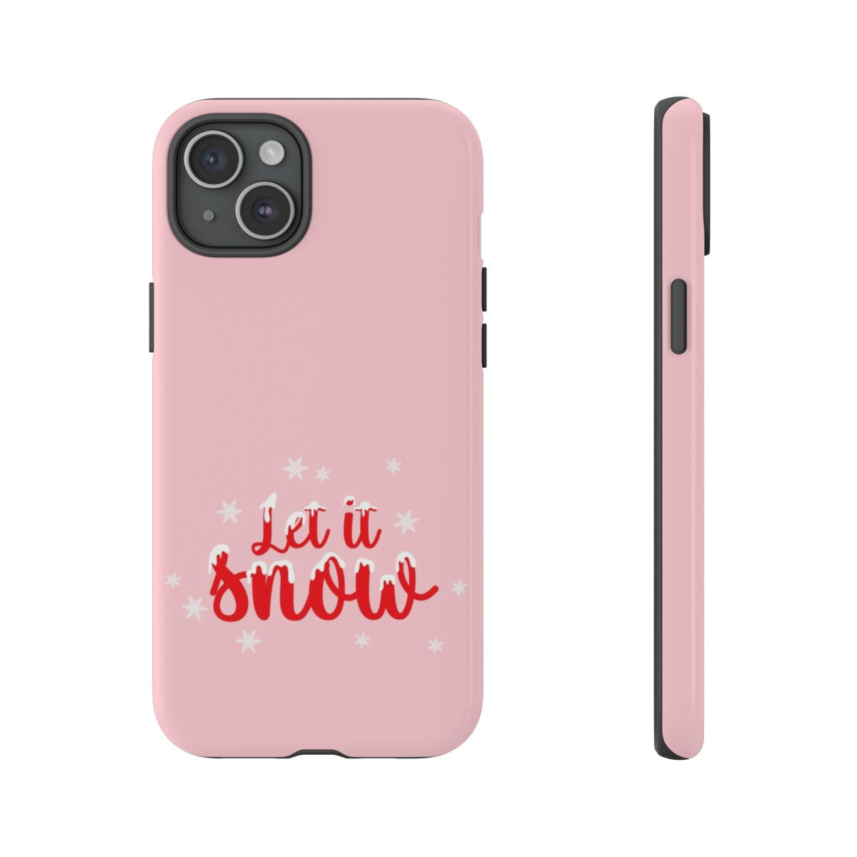 Let It Snow Snowflakes Phone Case