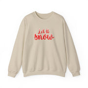 Let It Snow Snowflakes Sweatshirt 7