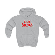 Let It Snow Snowflakes Kids Hoodie 3