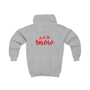 Let It Snow Snowflakes Kids Hoodie 4